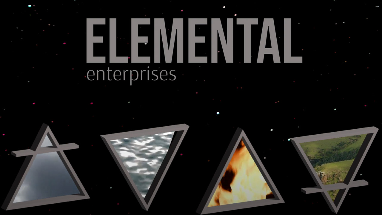 Animated logo for a fictional production company