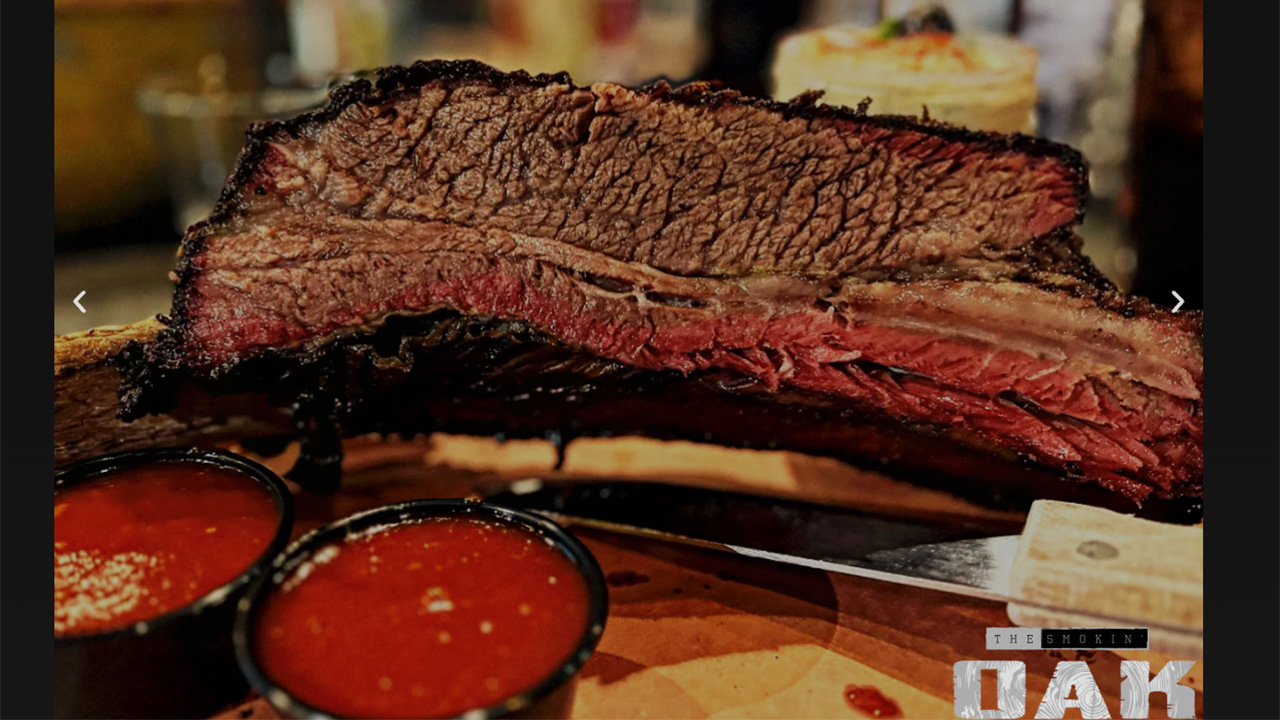 The Smokin’ Oak Pit and Drinkery website